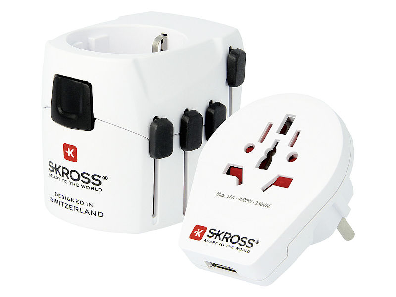 Adapter Stecker PRO World mit USB