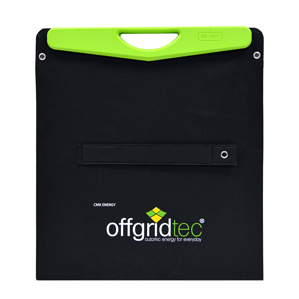 200W Hardcover Solartasche und 2x 2A USB Anschluss - Offgridtec®