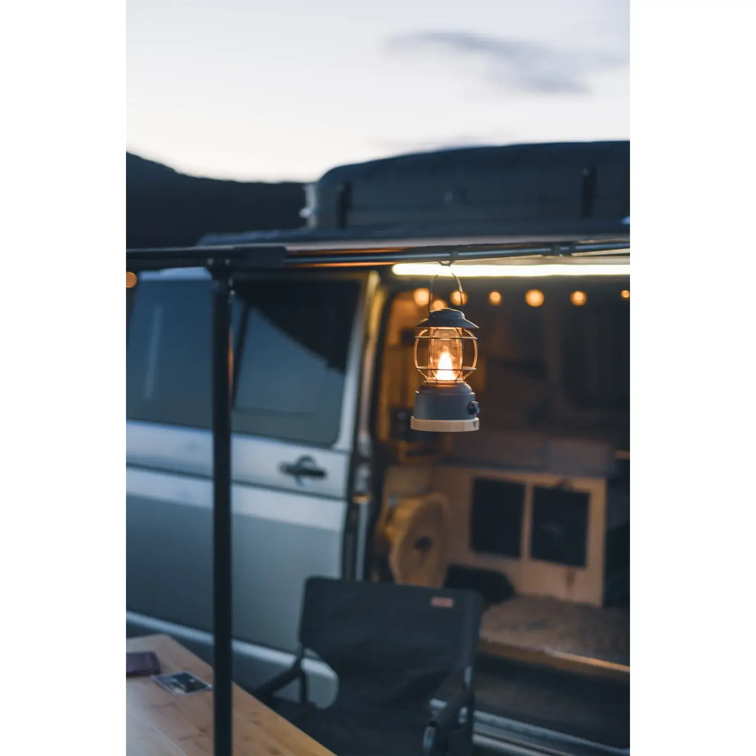 WOODY Lanterne Campinglampe dimmbar - Vickywood